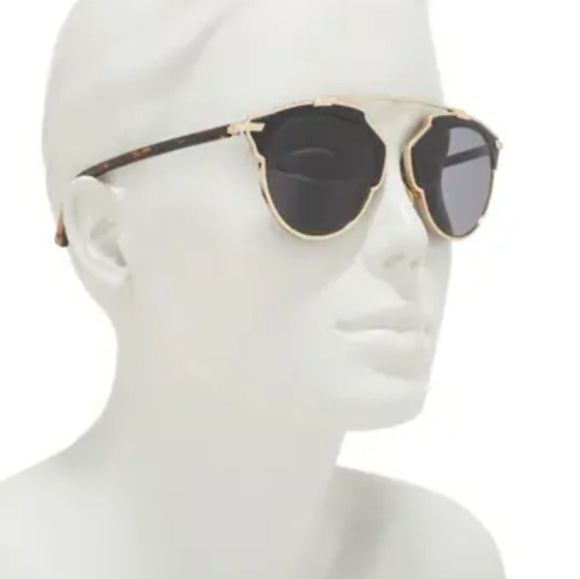 Dior So Real Brow Bar Aviator Sunglasses Rose #1 - Picture 10 of 16